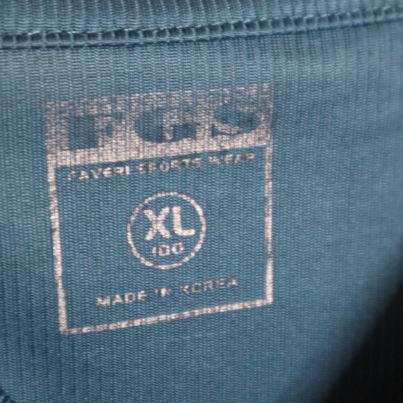 LAST CHANCE - SPORTY POLO SHIRT XL FGS Green Red Golf Tennis Work Career Office - Picture 7 of 10